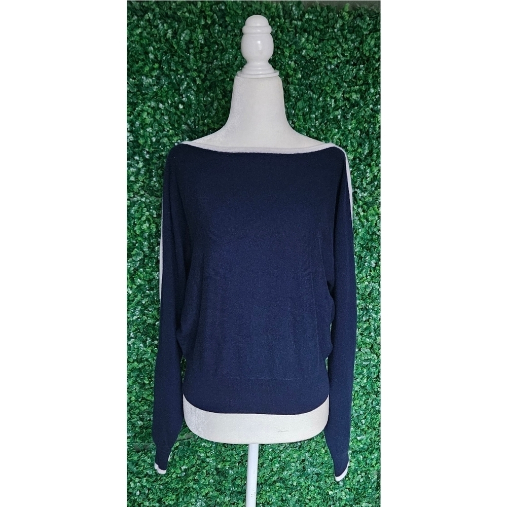 J. Crew Cashmere Contrast Stripe Sweater - Picture 8 of 10